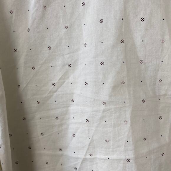 Banana Republic Slim Fit Unticked Shirt Cotton White Casual Button Down Large - Picture 10 of 12